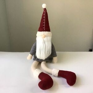 Gnome Large 27” Shelf Sitter Dangly Legs Weighted Bottom Christmas Holiday Plush